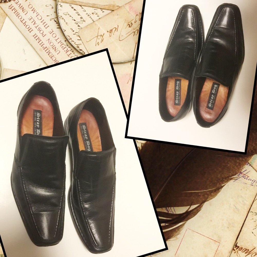💐Leather Slip on Loafers 8.5M